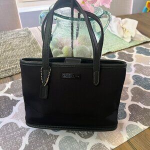 Vintage Coach 6237 Black Mini Tote – Neoprene & Leather